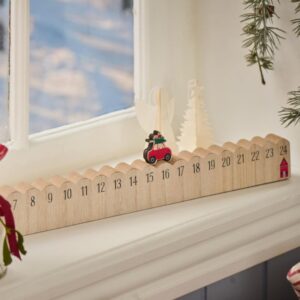 Houten kerst aftelkalender Driving Home for Christmas | IB Laursen
