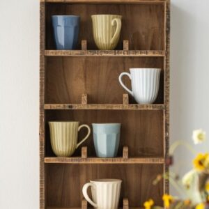 IB Laursen houten wandkast met vakken 61cm hoog