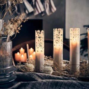 Affari of Sweden Spider web kaars stearine | 25 cm hoog