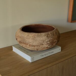 Organische aardewerken schaal Terracotta | Large