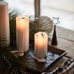 Affari of Sweden Spider web kaars stearine | 15 cm hoog