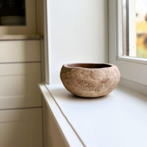 Organische aardewerken schaal Terracotta | Small