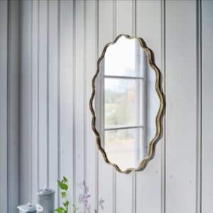 Strömshaga spiegel Jonna in antiek messing