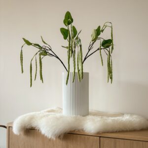 Lyngby vaas 31 cm | wit porselein