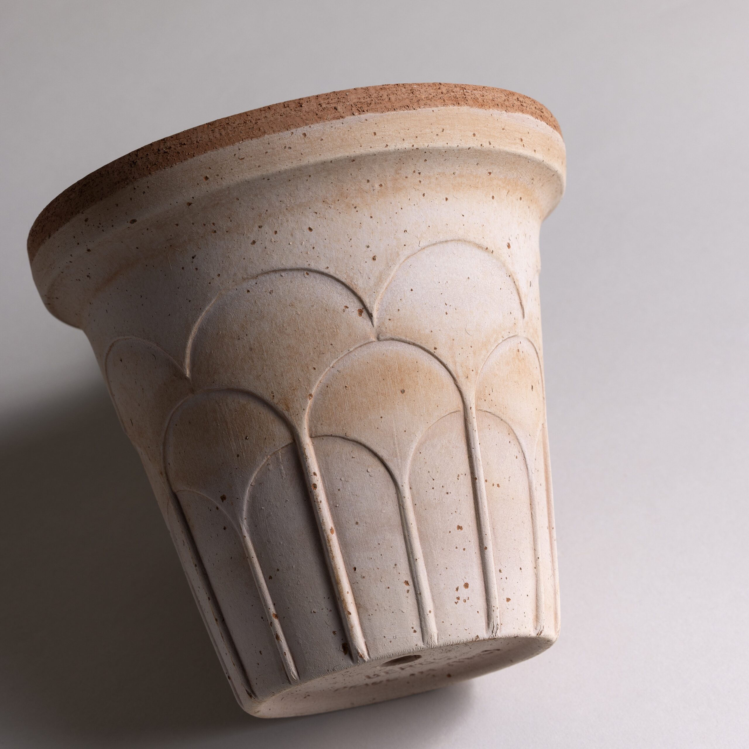 Bergs Potter Plant Pot met Schaal Fleur Ø16 cm – Rosa Terracotta
